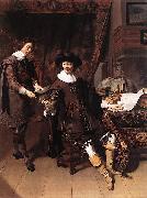 Thomas De Keyser, Constantijn Huygens and his Clerk